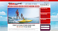 Desktop Screenshot of paddlesurfing.com.au